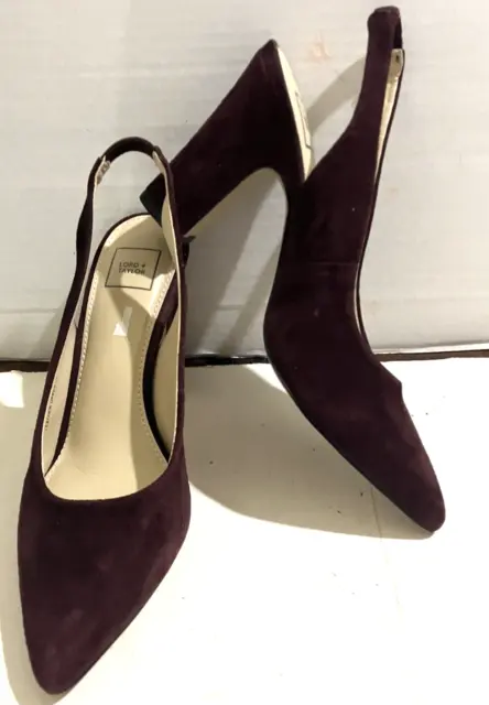 Lord and Taylor Women’s  Size 7  Velvet purple Pump Heels shoes