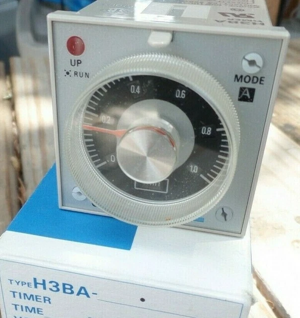 NOS Omron H3BA Timer Unit Octal Base 200/220/240VAC 0.5s-100h Boxed