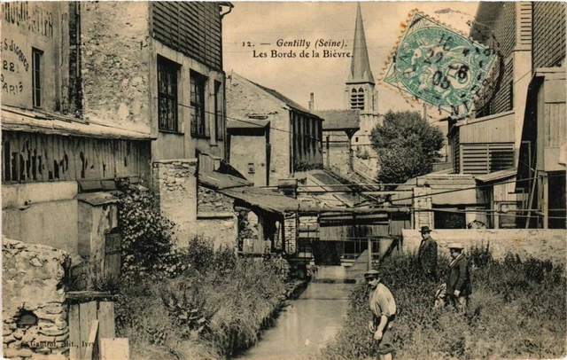 CPA AK GENTILLY Les Bords de la Bievre (671905)