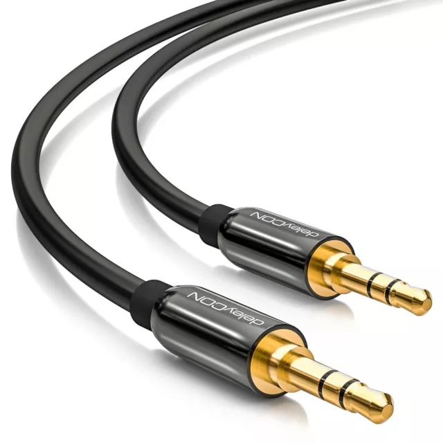 20m AUX Kabel 3,5mm Stereo Klinken Audio Kabel Klinke Stecker PC TV HiFi MP3