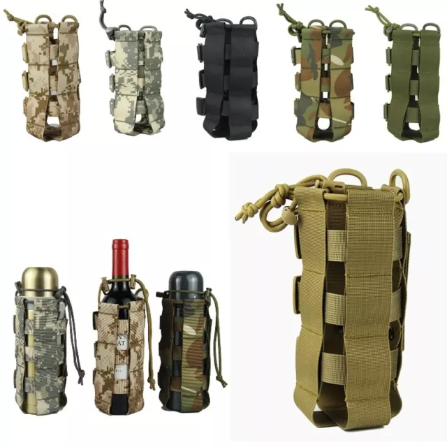 Kettle Bag Tactical Molle Water Bottle Pouch Holder Carrier for Camping Hiking
