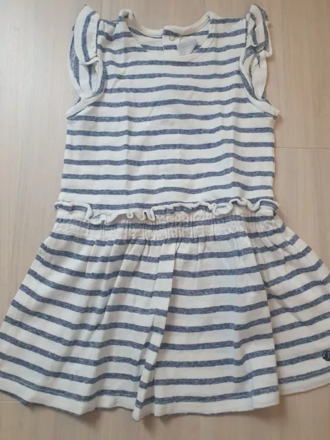 Robe sans manche à rayures Petit Bateau 18 mois