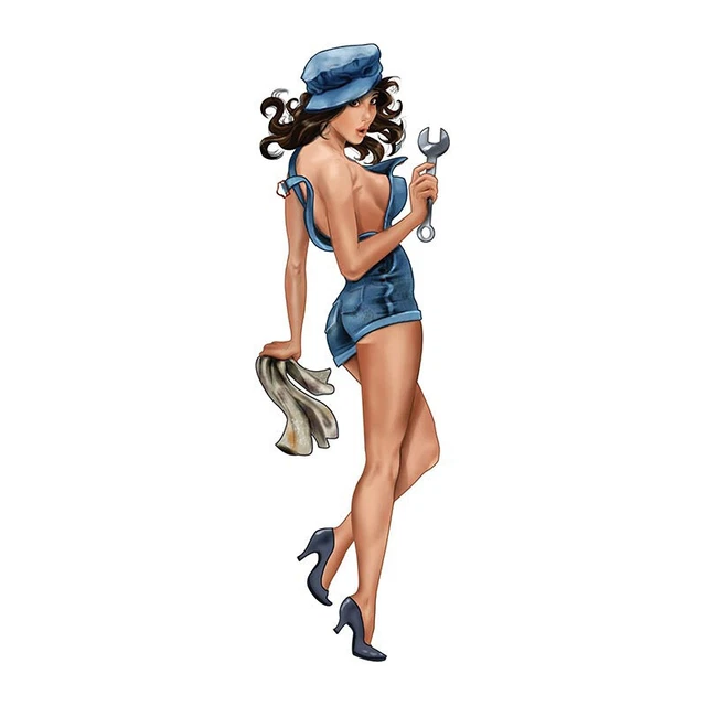 Cartoon Sexy Girl Vinyl Car Decal Car Stickers Window Waterproof Accessories