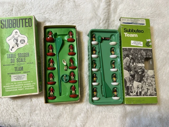 Lot De Personnages Subbuteo Vintage - Figurines Football Debout - Jeu De Table Rétro