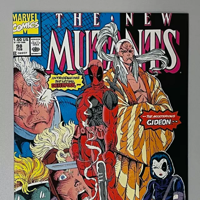 #98 The New Mutants (Authentic) 1st Deadpool (Marvel 1991) KEY ISSUE CLEAN NM