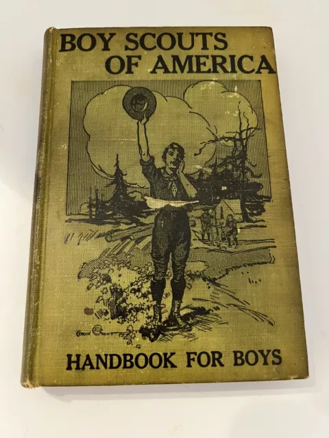 1911 Boy Scout Handbook For Boys (Hardback) 1st Edition Read Description/pics