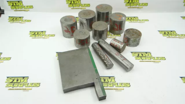 27Lb Lot Assorted S-7 Tool Steel Stock 7/8" To 2-1/2" Dia