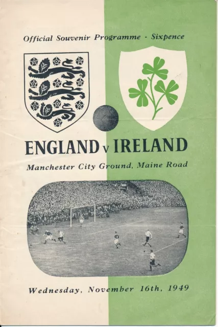 England v Northern Ireland (Home International @ Manchester City) 1949