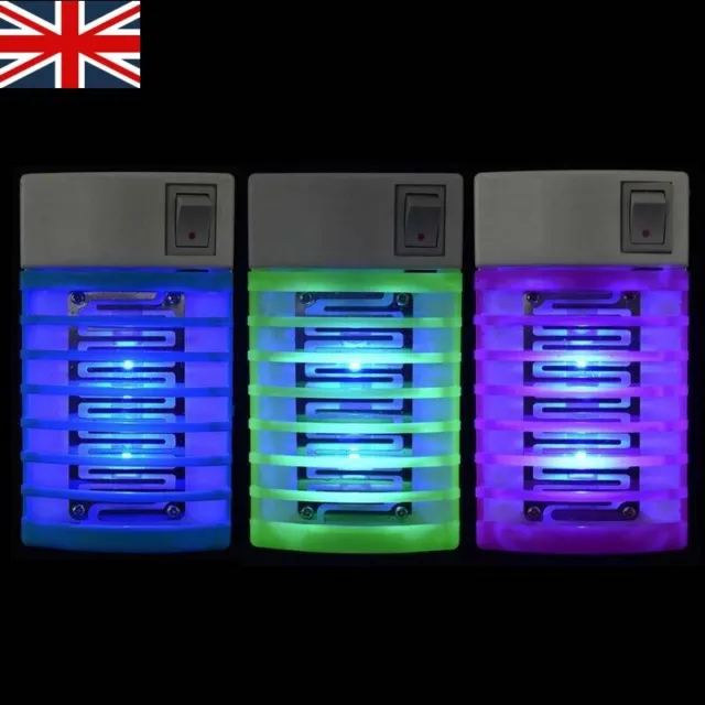 NEW LED Electric UV Mosquito Killer Lamp Fly Bug Insect Repellent Zapper Trap