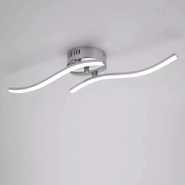 Moderno Lampadario LED da Sofitto 6500K 14W Plafoniera Soggiorno Bagno Cucina