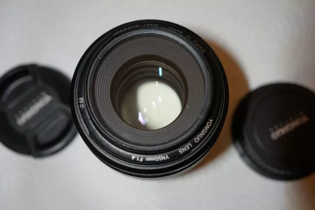 Yongnuo YN 50mm F1.4 Standard Fixed Prime Lens For Canon