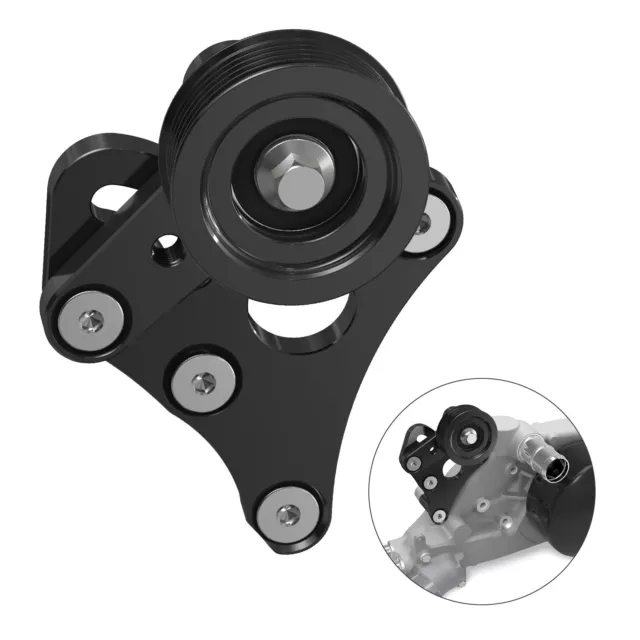 For LS Truck Manual Belt Tensioner with Pulley Aluminum For Gen III For Gen IV