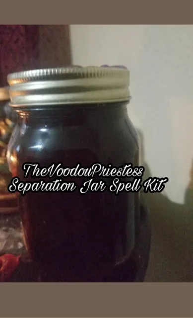 Separation Jar Kit Voodoo Hoodoo Spell Magic Ritual Occult Witchcraft Occult