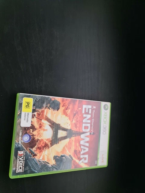 xbox 360 video game tom clancy's endwar end war