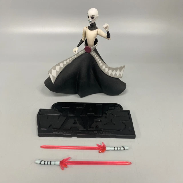 Star Wars Vintage Collection – Figurine Asajj Ventress 9,5 Cm, The Clone Wars, Avec 4 Accessoires