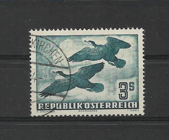 Österreich 1950/1953 Flugpostserie "Vogelsatz" 3 Schilling  gestempelt