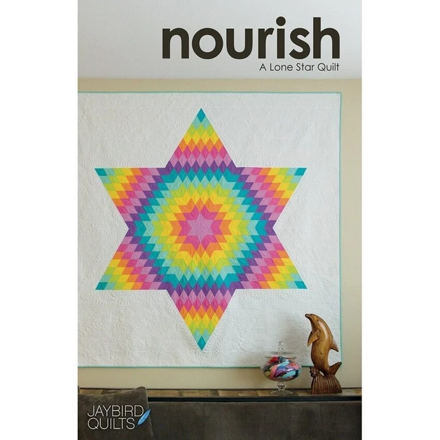 JayBird Quilts Nourish A Lone Star Quilt