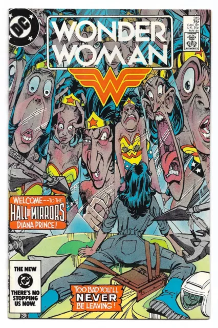 Wonder Woman #315 (Vol 1) : VF/NM : "The Face in the Mirror" : Huntress
