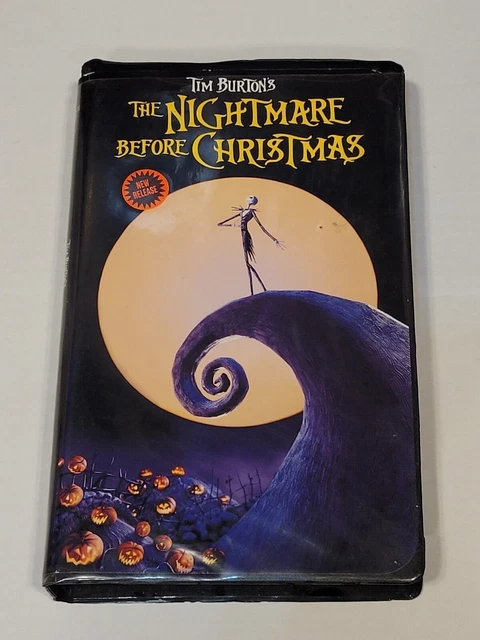 The nightmare before christmas vhs ebay