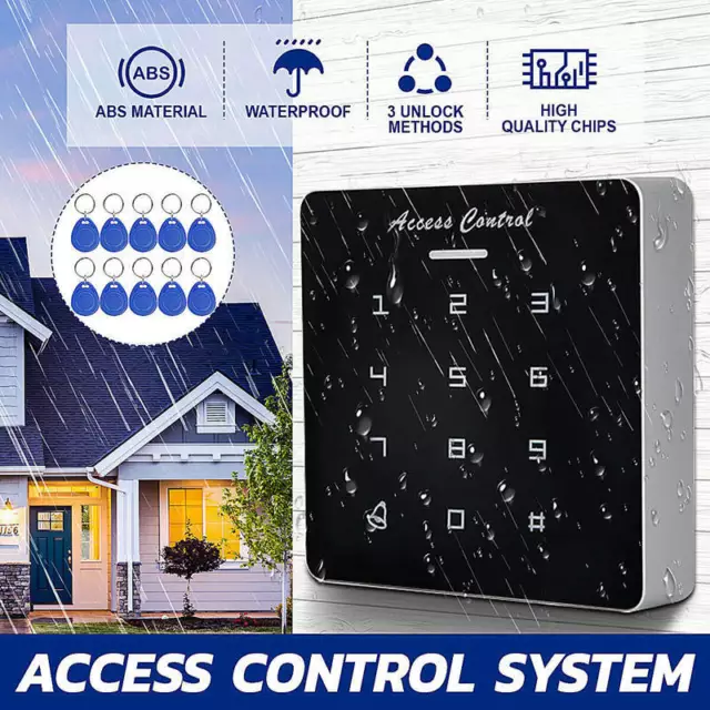 Security Electric Door Keypad Lock Access Control ID Card Password System XY