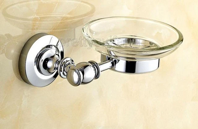 Modern Chrome Wall Mounted Bathroom Hardware Bath Accessory Set Towel Bar Pxz012