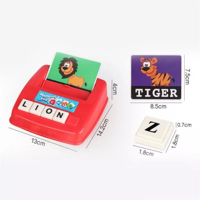 Toy English Spelling Alphabet Letter Game Gift Early Learning Educational