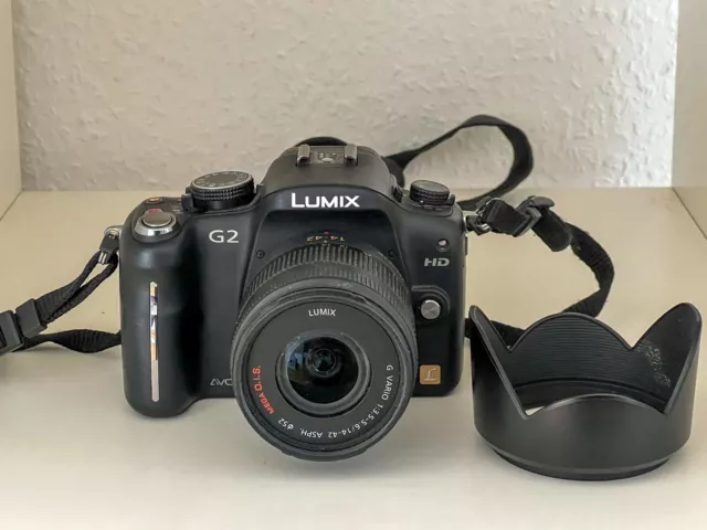 Panasonic LUMIX DMC-G2K 12.1MP Digitalkamera - Schwarz (Kit mit ASPH 14-42mm...