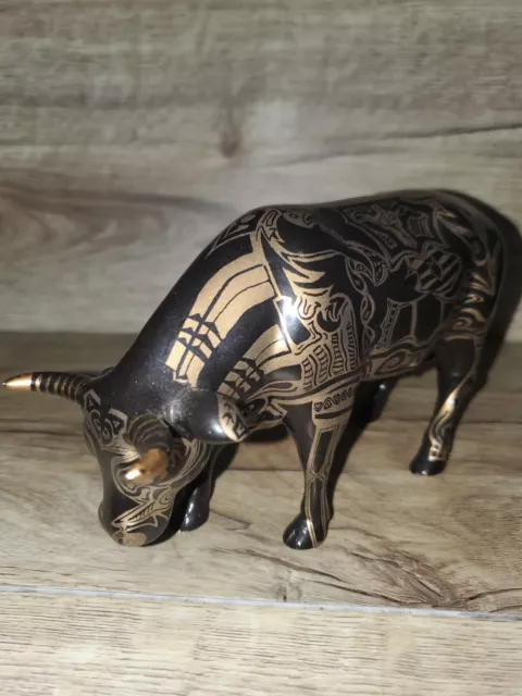 Vintage Cow Parade Figurine “tattooed Bovine “ #9171  Westland