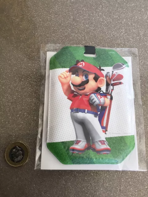 Nintendo Rewards Store Mario Golf Super Rush Ausweis Tag-Golftaschen/Gepäck/Rucksäcke