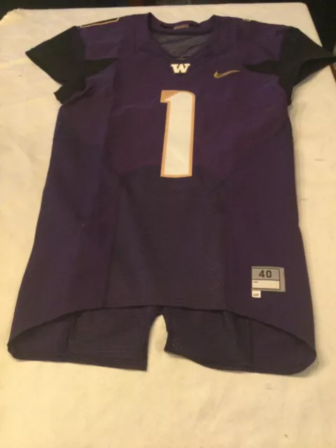 #1 Washington Huskies Football Game Issued NCAA Jersey Ross Murphy Pac 12 Sz 40’