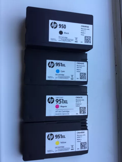 Genuine HP 950 Black Standard Size. Hp 951xl Cyan/magenta / Yellow