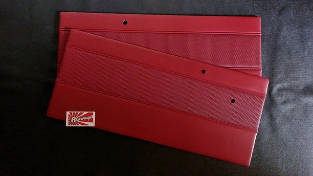 8 Garage Reproduction Door Panel Set for Datsun 520 521 /  red