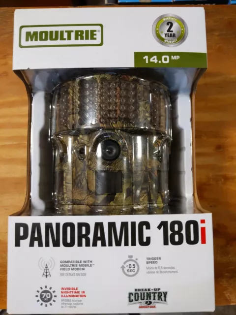 Moultrie Camera Panoramic 180i Hunting Hunter Gift Gear Security Deer Cam