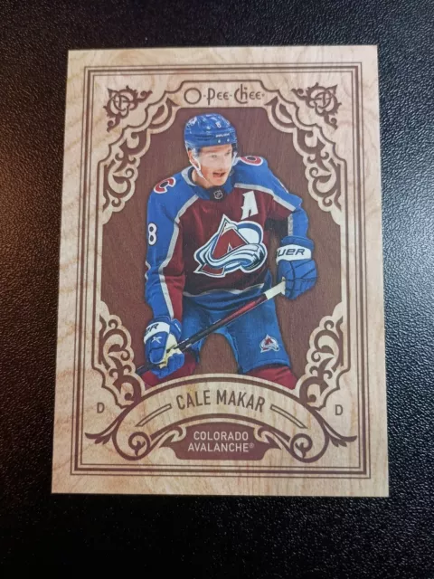 2023-24 O-Pee-Chee OPC Cale Makar #W-MA Colorado Avalanche Woodies