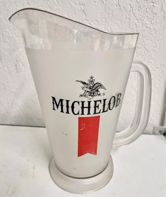 Retro Michelob beer Plastic pitcher man cave garage NLH