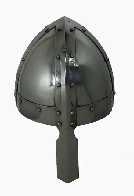 Normannen Wikinger Helm Mittelalter  Ritter Nasal Larp Reenactment  Rüstung R199