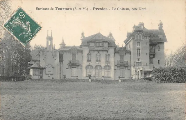 CPA - Surroundings of TOURNAN - PRESLES - Le Château, North Side