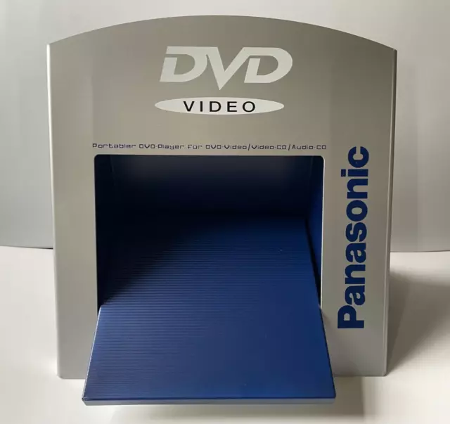 Seltener PANASONIC DVD Video Werbeständer Display Werbe Aufsteller - wie neu