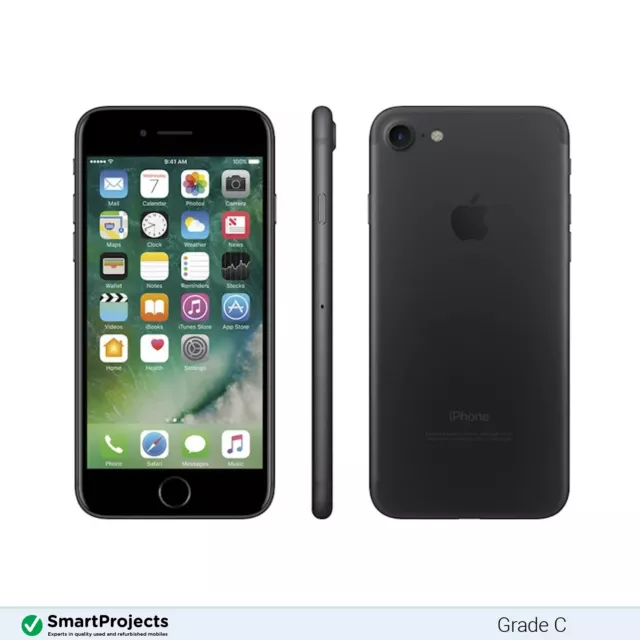 Apple iPhone 7 Noir 128GB Grade C - Débloqué Smartphone