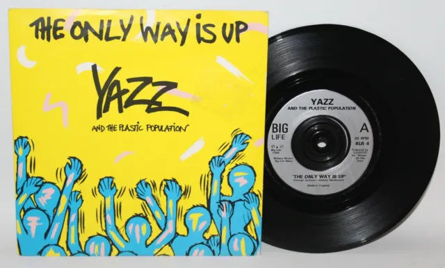 Yazz - The Only Way Is Up - 1988 Vinyl 7" Single - Big Life BLR 4