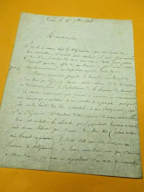 J.F. BORIES Autographe Signé 1818 CONSPIRATION 4 SERGENTS ROCHELLE Rarissime 2