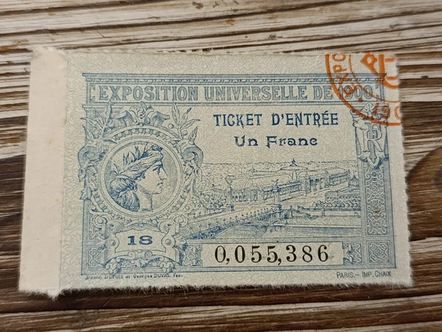 Ticket D'entrée Original Match Belgique - France 1960 - Collection Football Vintage