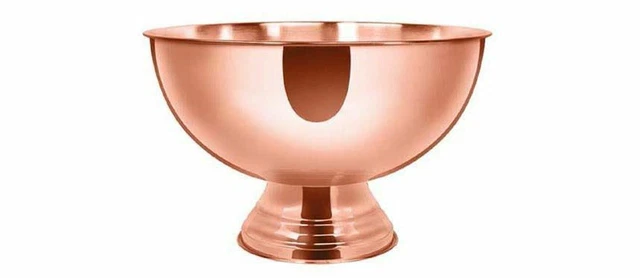 Seau à Champagne En Cuivre Chromé BAUMLIN - Neuf Dans Sa Boîte, Style Rétro