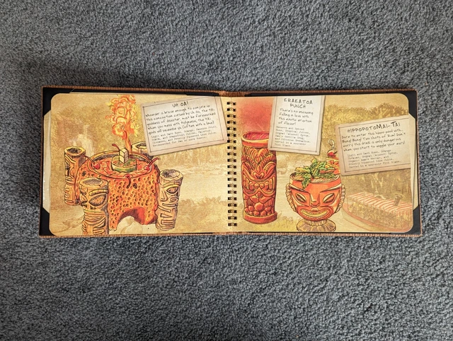 RARE - 2011 Trader Sam's Enchanted Tiki Bar hard cover menu DISCONTINUED! RARE - 2011 Trader Sam's Enchanted Tiki Bar hard cover menu DISCONTINUED!