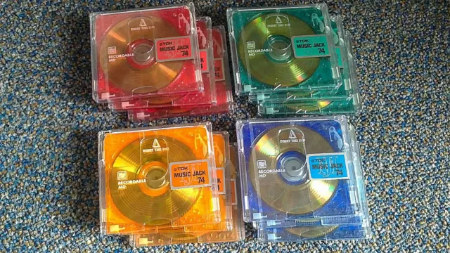 12 x TDK Music Jack Série 3 74 min Minidisc