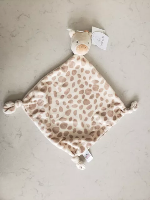 Sainsburys Tu Giraffe Comforter Blankie Comfort Blanket Soft Toy Soother Doudou