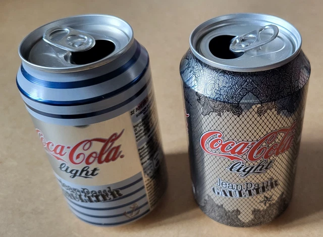 JEUX OLYMPIQUE PARIS 2024 COCA COLA 4 cans 4 canettes vides ouvertes