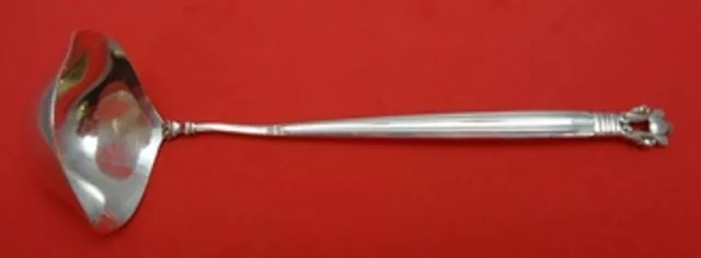 Acorn by Georg Jensen Sterling Silver Mayonnaise Ladle with Double Spout 5 1/2"