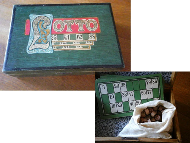 Antique French Loto Game: La France Et Ses Produits, C.1900