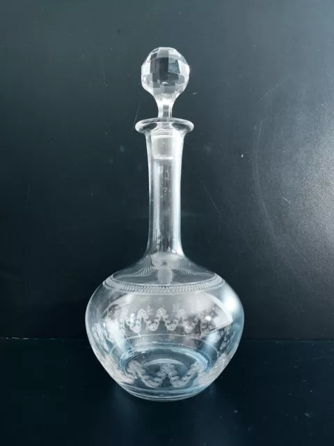 Carafe en Cristal de Baccarat / Début 20th France / Numérotée 3